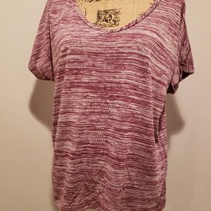 Maurices purple heathered top XL